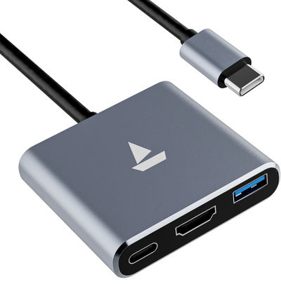boAt Type C Swift Lynk 3 in 1 USB Hub (Silver)