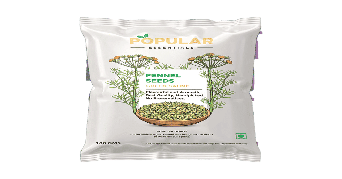 Popular Essentials Saunf - Fennel Seeds 100 g