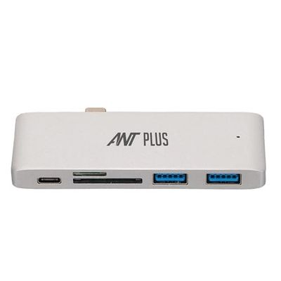 Booster Mac 01 USB C Adapter for MacBook Pro/Air 1 USB-C Hub Pro Accessories with 3 USB 3.0 Ports, USB C to SD/TF Card Reader and Thunderbolt 3 PD Port.