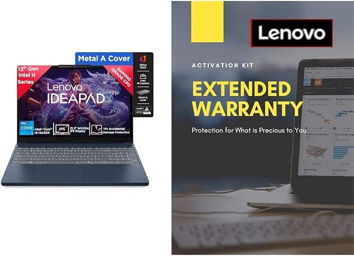 Lenovo IdeaPad Slim 3 13th Gen Intel Core i5-13420H 15.3 inch (38.8cm) WUXGA IPS Laptop Care