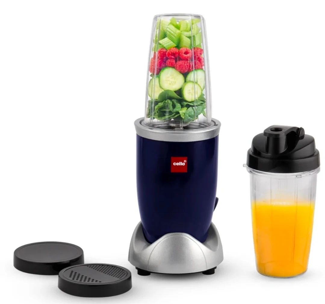 Cello Trion Nutri Maxx Pro 2J (1 Jar + Sipper Bottle) | Copper Motor, 2 Years Warranty 500 W Juicer Mixer Grinder