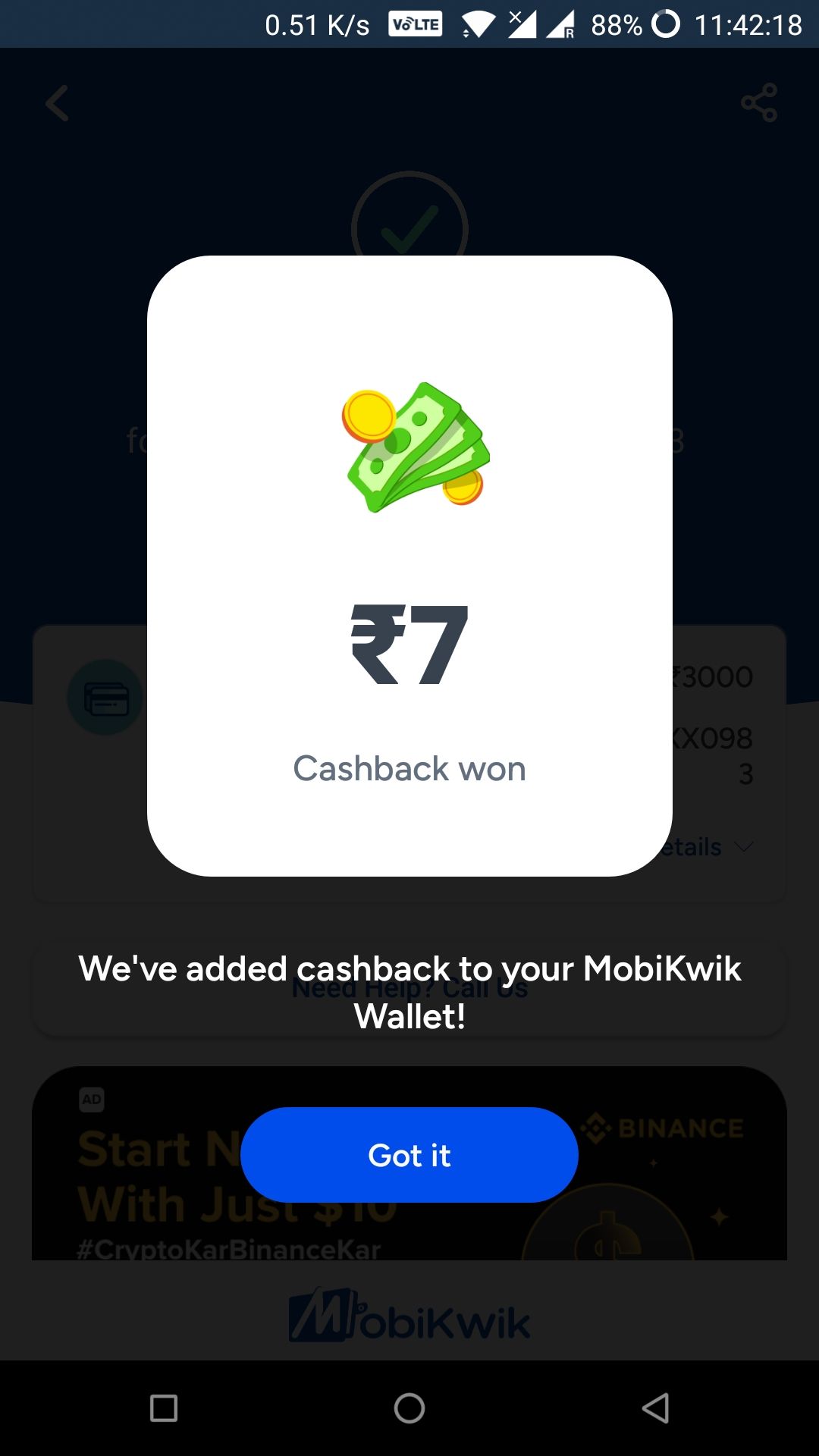 Credit card bill payment Mobikwik