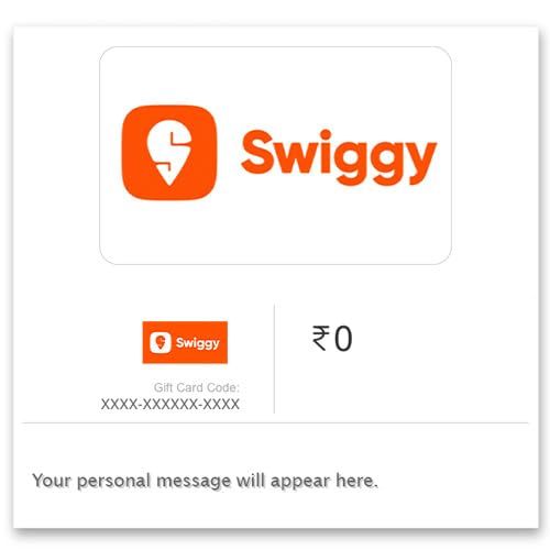 Amazon: Swiggy Gift cards @50% off