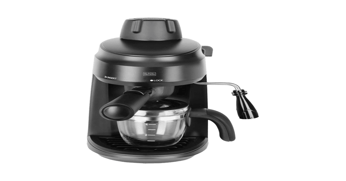 Check out Black+Decker 4 - Cup Espresso and Cappaccino Maker on Instamart: