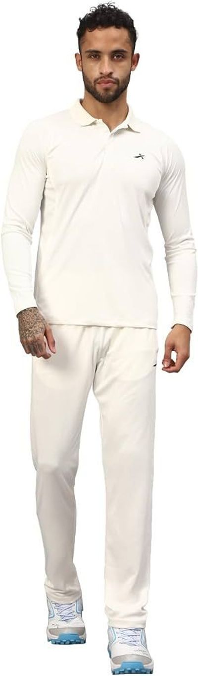 Vector X OCS-291 Team Wear Whites Cricket Set Full Tee and Pant (Adults)