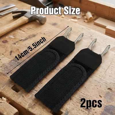P SEVEN Buckle Free Elastic Belt 2 Pcs | Metal Hook | Jeans Pants Trousers | Men Women