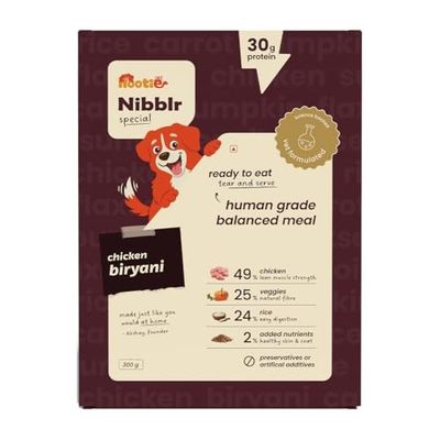 Nootie Chicken Biryani Wet Dog Food 300g