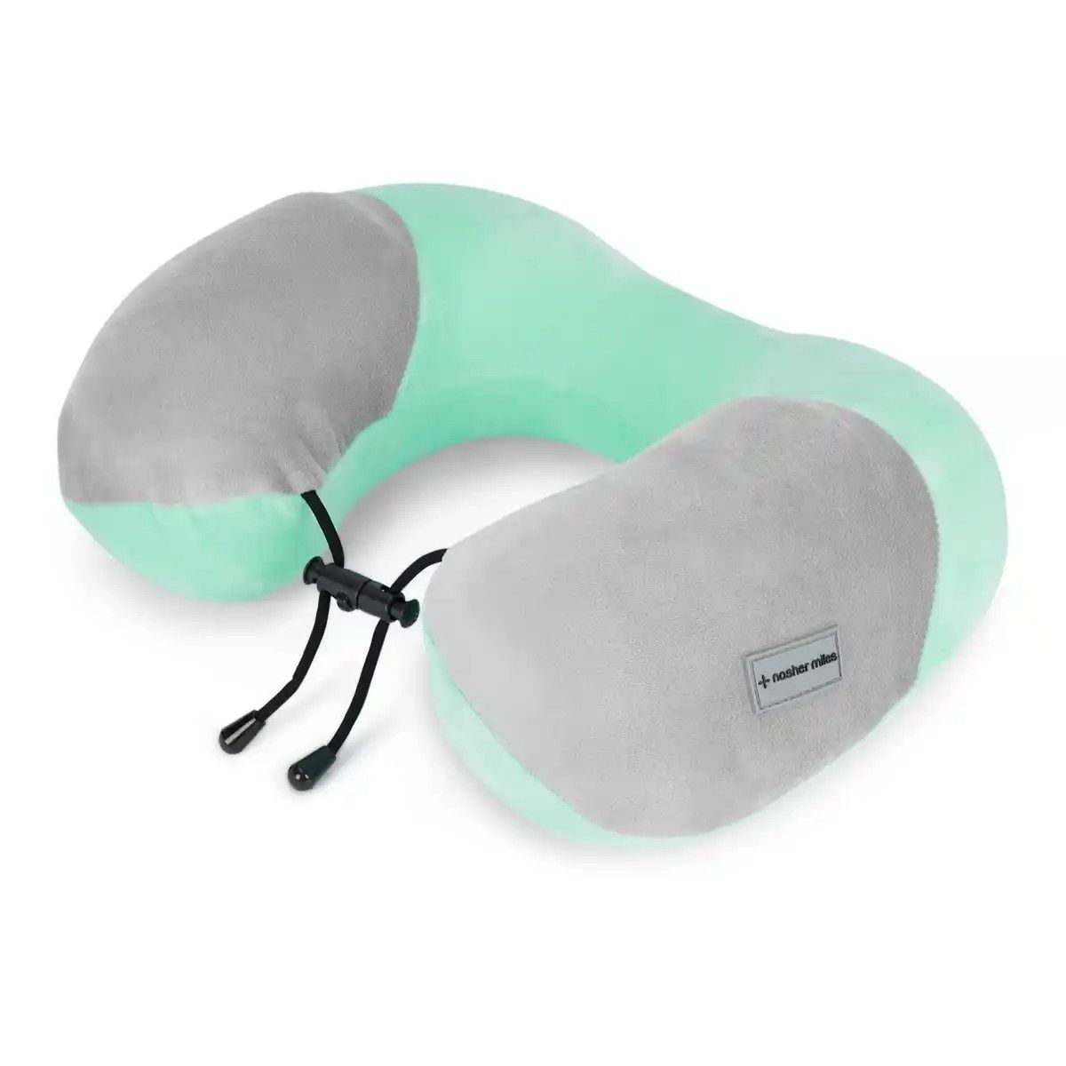 Zepto - Nasher Miles 100% Pure Memory Foam Travel Neck Pillow- Stable Neck Support- Navy Blue And Grey 1 pc