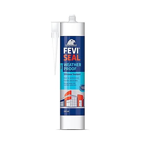 FEVISEAL WEATHERPROOF PRO WHITE, 280 ML, Silicone, Pack of 1