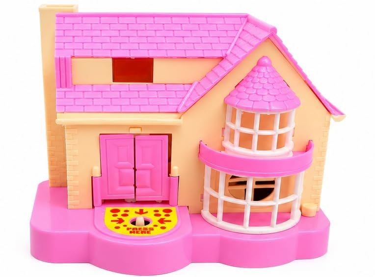 Puppy House Coin Bank Toy | Automatic Coin Eating Dog | Wind Up Piggy Bank | Kids Gift | Pink