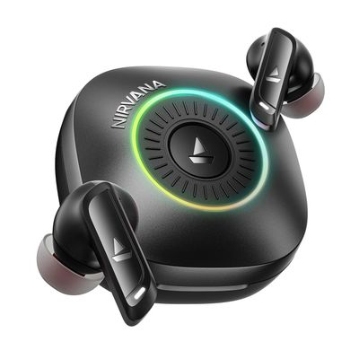 [Apply ₹400 Coupon] boAt Nirvana Crown TWS Earbuds | 50dB ANC, Spatial Audio, Haptic Feedback, 6-Mic ENx