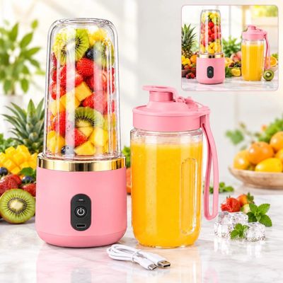 IMATI Portable Juicer Blender USB Rechargeable | 400ml 2 Jars Inc...more