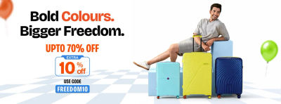Bold Colours Bigger Freedom | Upto 70% + Extra 10% Off