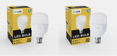 EcoLink 30 W Basic Standard B22 LED Bulb (White, Pack of 2) @339 & more