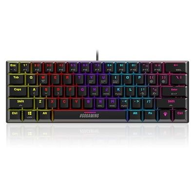 SpinBot Rage MK61 Mechanical Keyboard - Ultra-Compact 60% Layout