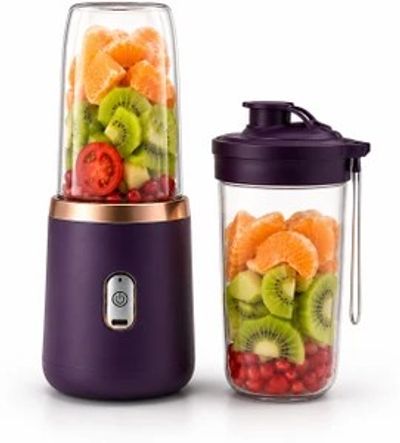 NutriPro Electric Fruit Juicer l USB Rechargable 2000 mAh Battery...more