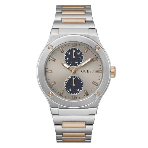 GUESS Jet Analog Watch for Men with Round Dial & Water Resistant Man's Wrist Watches