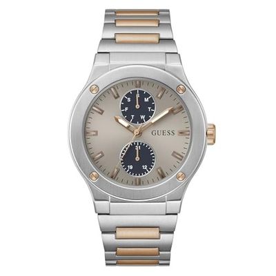 GUESS Jet Analog Watch for Men with Round Dial & Water Resistant Man's Wrist Watches