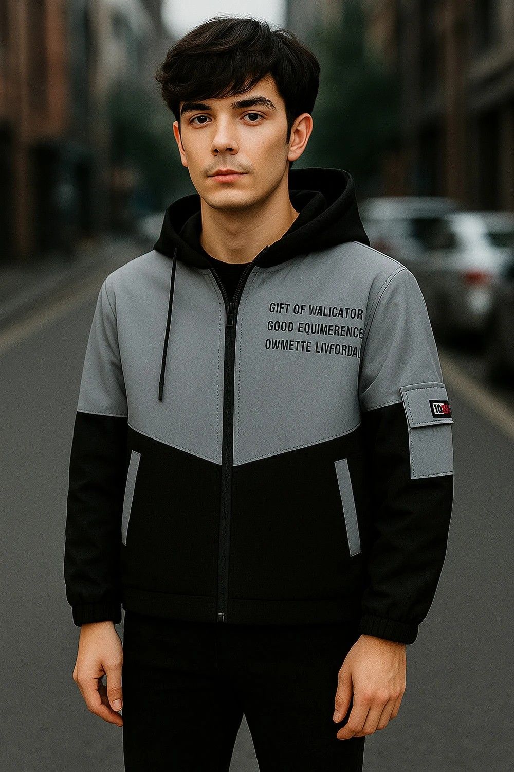Azy Fabrics Men Colorblock Casual Jacket