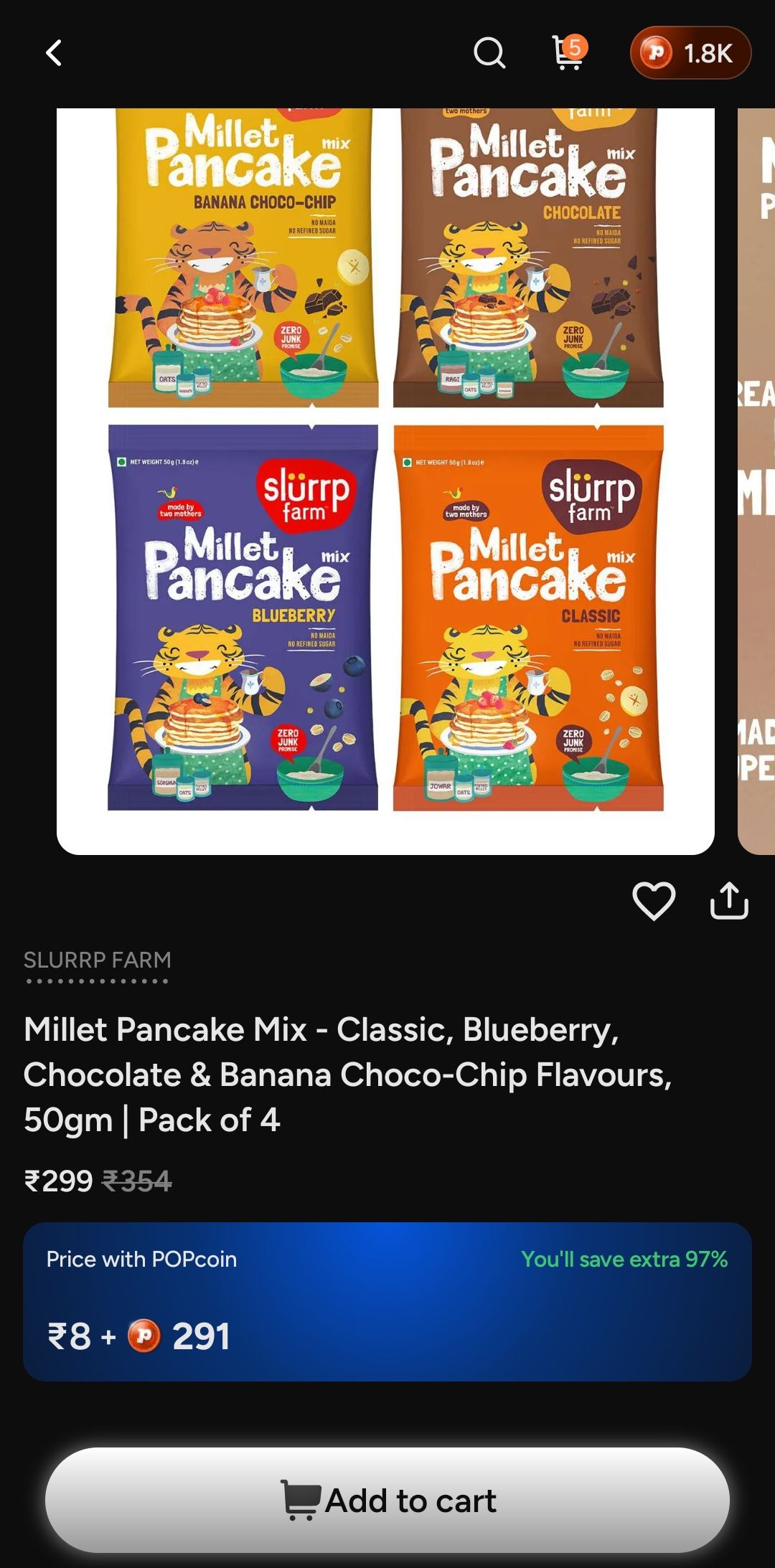 Pancake Mix( pop shop)