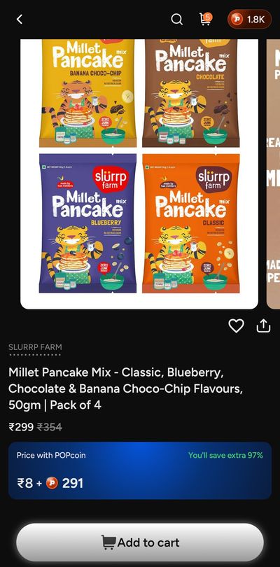 Pancake Mix( pop shop)
