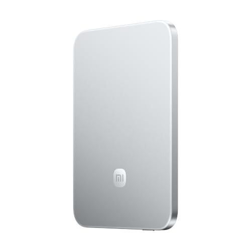 Xiaomi Ultra-Thin Magnetic Power Bank 5000 15W |6mm Slim & 98g |15W Wireless + 22.5W Wired |iPhone & All Qi-enabled Devices |Charges 2 Devices |Sleek Metal Body (Silver) |2026 Sep Launch MI Power Bank