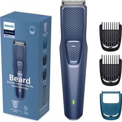 PHILIPS BT1245/18 Trimmer 30 min Runtime 3 Length Settings (Blue...more
