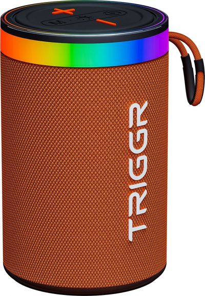 TRIGGR Roar 10 with RGB Lights, Fabric Exterior, TWS & FM Mode, 8...more