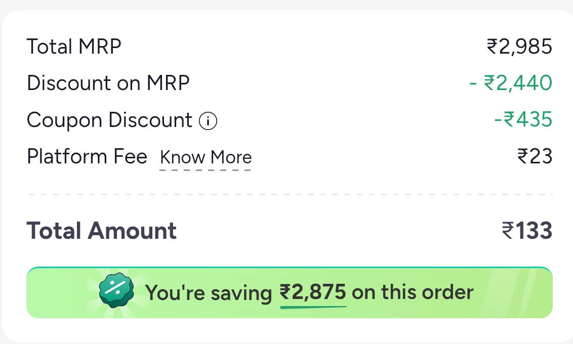 Get 15 socks at ₹133 on myntra @₹8 per pair