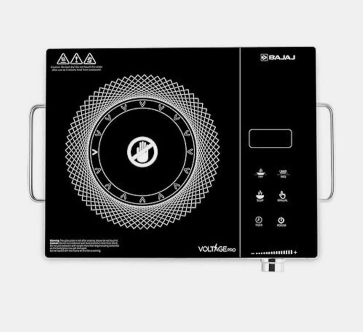 BAJAJ 2200 W Infrared Cooktop Touch Panel (Silver, IRX 220F)