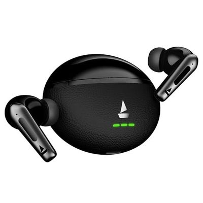 boAt Airdopes Prime 512 (2026 Launch) Volume Swipe Control, 4Mics AI-ENx, 50H Battery, Multi Connect, App Support, BT v6.1, Bluetooth Earbuds, TWS Ear Buds Wireless Earphones with mic(Midnight Pebble)