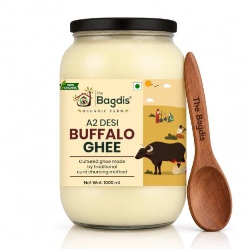 The Bagdis Organic A2 Desi Buffalo Ghee 1L