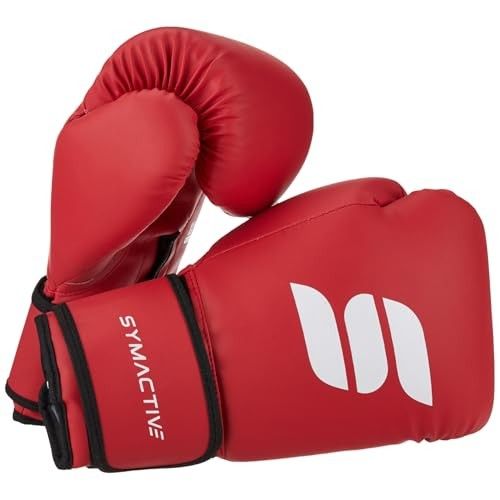 Amazon Brand - Symactive PU Boxing Gloves for Training & Sparring