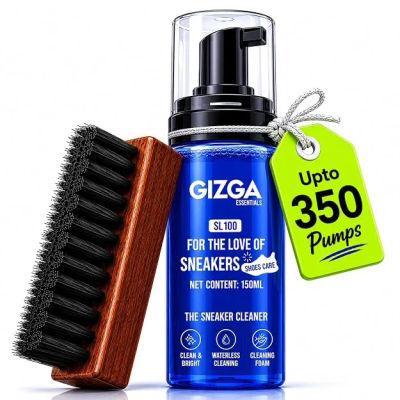 GIZGA Essentials 2-in-1 Shoe Cleaning Kit @ ₹169 Only | 37% Coupon | First Few Customers!