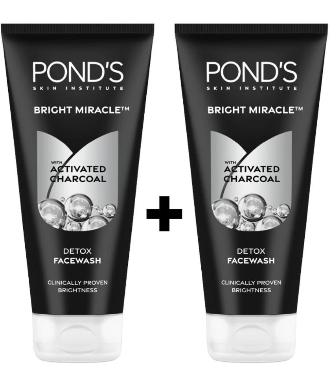 Ponds Pure Detox With Activated Charcoal PO2 Face Wash
