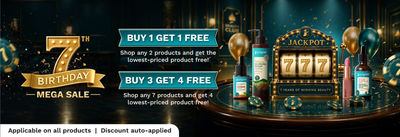 7th Birthday Mega Sale | BUY 1 GET 1 FREE & lot more | + Freebies