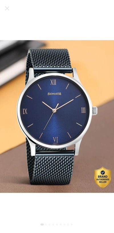 Sonata Analog Watch - For Men 77105KM02
