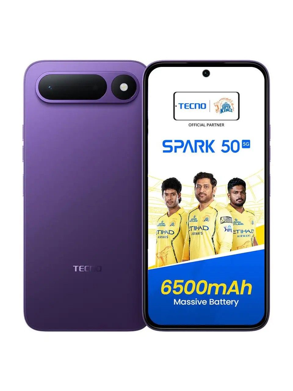 Tecno Spark 50 5G (Fantasy Purple, 128 GB) (4 GB RAM)