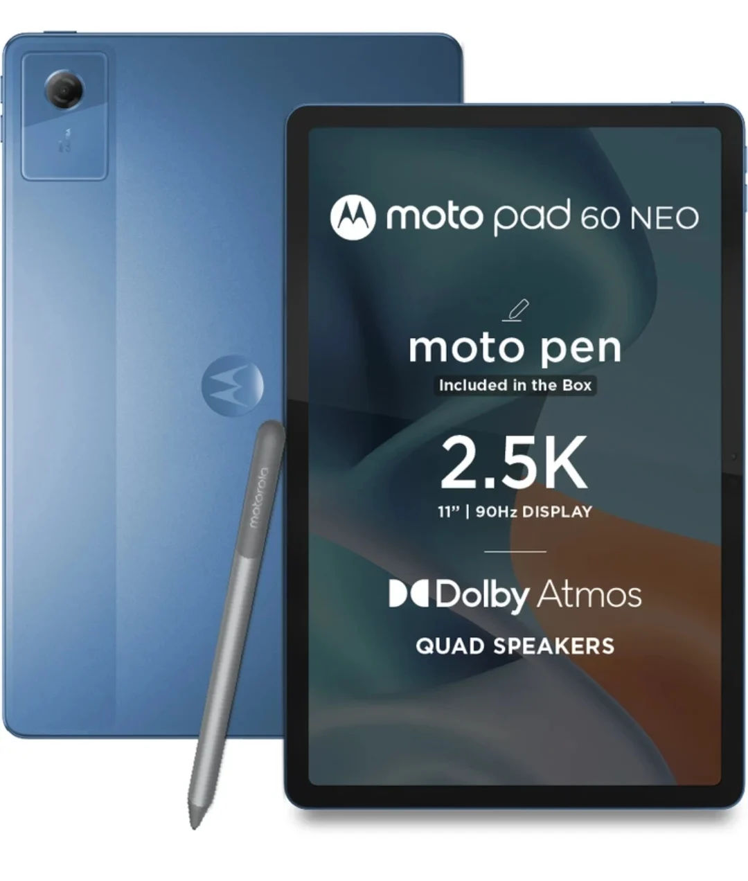 MOTOROLA Pad 60 Neo 6 GB RAM 128 GB ROM 11 inch with Wi-Fi Only Mediatek Dimensity 6300 Tablet (MABILBU BLUE) on Flipkart