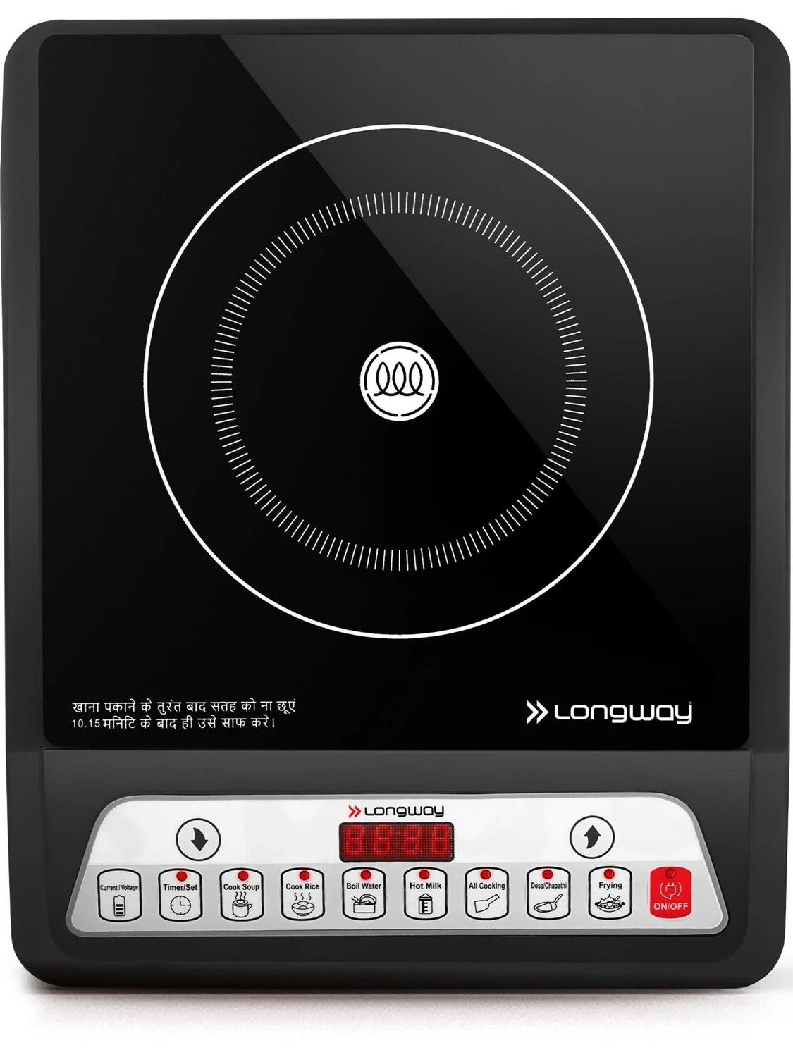 Longway 2000 W Induction Cooktop Push Button (Black, Elite Plus I...more