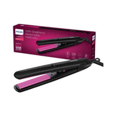 PHILIPS Selfie Straightener HP8302/06 Hair Straightener (Black)