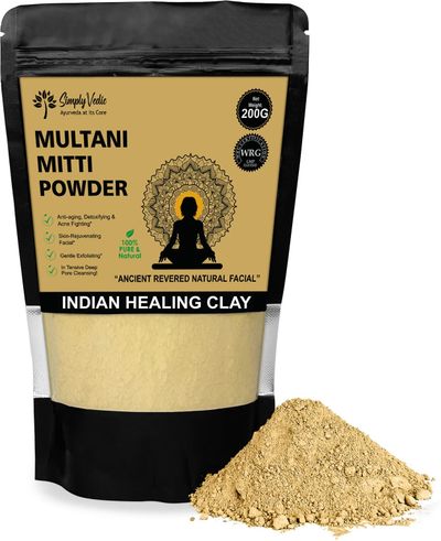 Simply Vedic 100% Natural Multani Mitti Powder (200g) @ ₹50 Only | 86% Off | Now or Never!