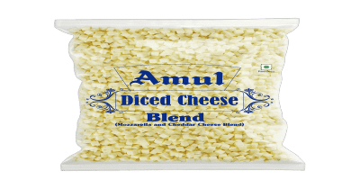 Amul Diced Cheese Blend - [ 1 kg ]