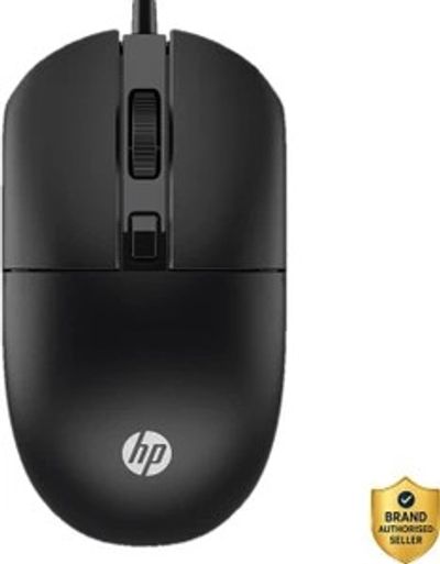 HP M080 Wired Ambidextrous Optical Mouse (USB 2.0, Black)