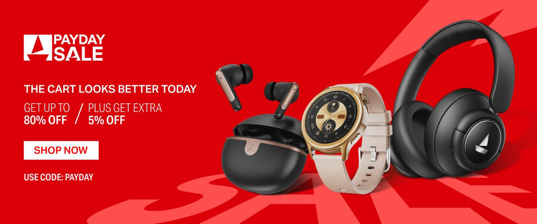 PAYDAY SALE | Get upto 80% Off +5% Extra Off