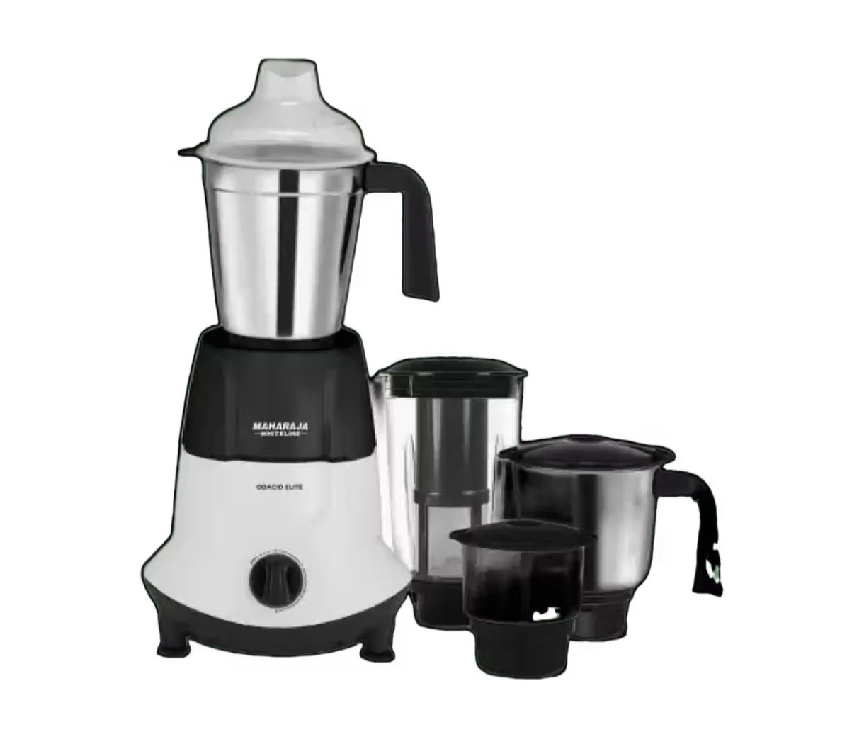 Maharaja Whiteline Odacio Elite Mixer Grinder, 4 Jars, 750W, Stainless Steel Blade