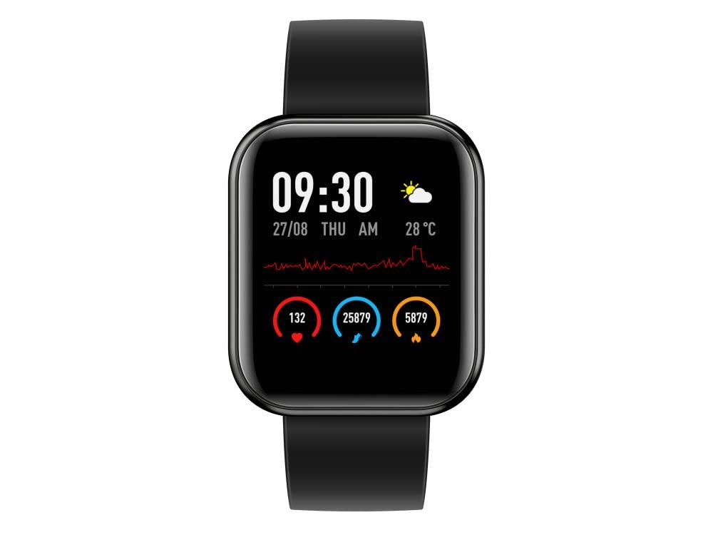 Helix Metalfit SPO2 smartwatch with Full Metal Body and Touch to Wake Feature, HRM, Sleep & Activity Tracker