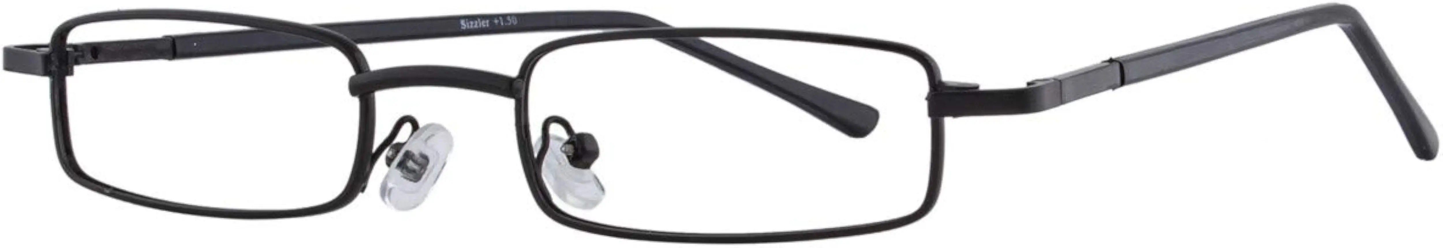 Visions India Unisex Rectangle Full Frame Power Reading Glasses (+2.75, Black, Siz-PC)