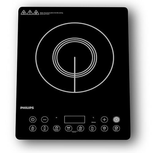 Philips HD4995/00 Induction cooktop, Black and Blue