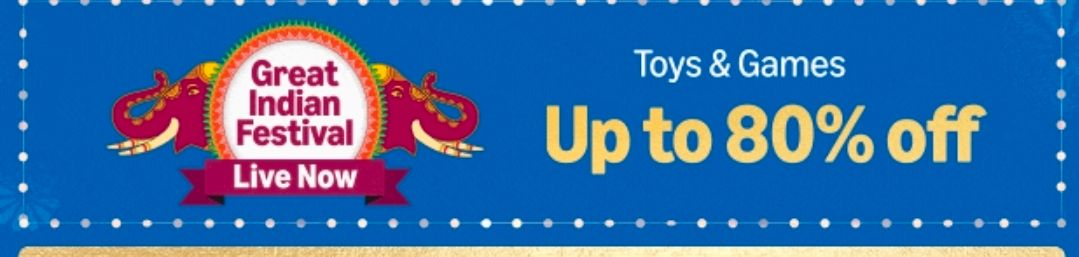 Amazon - Upto 80% Off Toys & Games